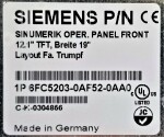 Siemens 6FC5203-0AF52-0AA0